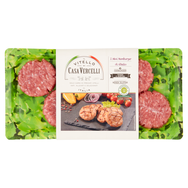 Il Vitello di Casa Vercelli i Mini Hamburger di Vitello 6 x 30 g