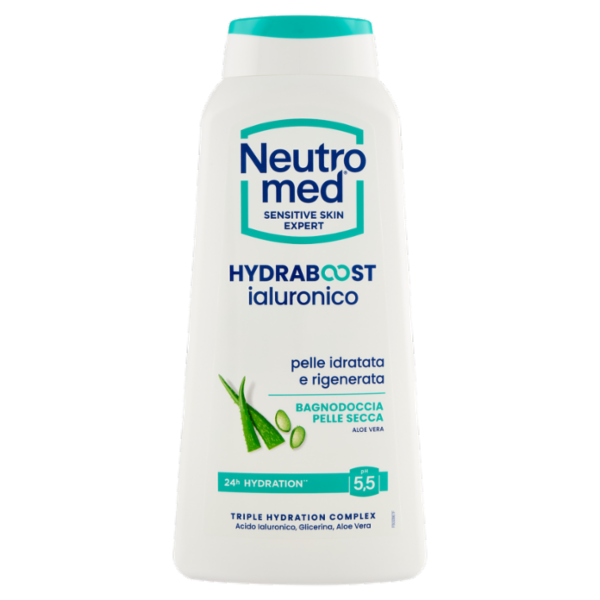Neutromed Hydraboost ialuronico Bagnodoccia Pelle Secca Aloe Vera pH 5,5 600 ml