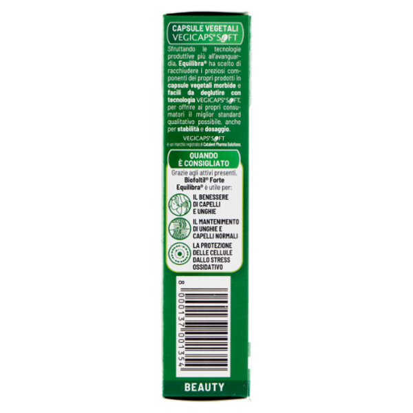 equilibra Biofoltil Forte Forza dei Capelli 32 Capsule Vegetali 36,1 g