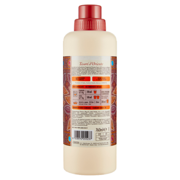 Tesori d'Oriente Byzantium Ammorbidente Aromatico Rosa Nera e Labdano 760 ml