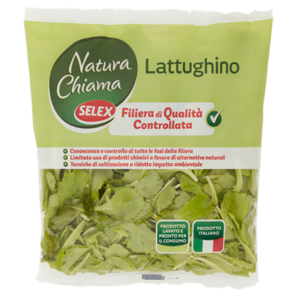 Selex Natura Chiama Lattughino Lavato e Pronto per il Consumo 80 g