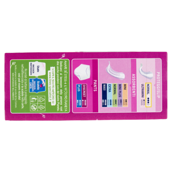 Lines Specialist Lady Proteggislip Normal 22 pz