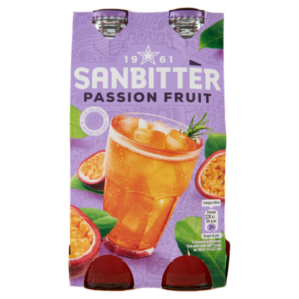 SANBITTÈR Passion Fruit 4x20cl