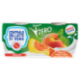 Centrale del Latte di Roma Zero Grassi Pesca Yogurt magro con frutta in pezzi 2 x 125 g