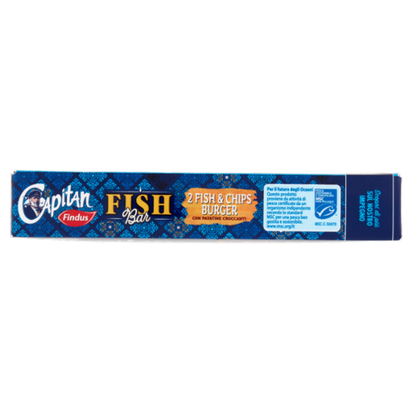Capitan Findus Fish Bar 2 Fish & Chips Burger 227 g