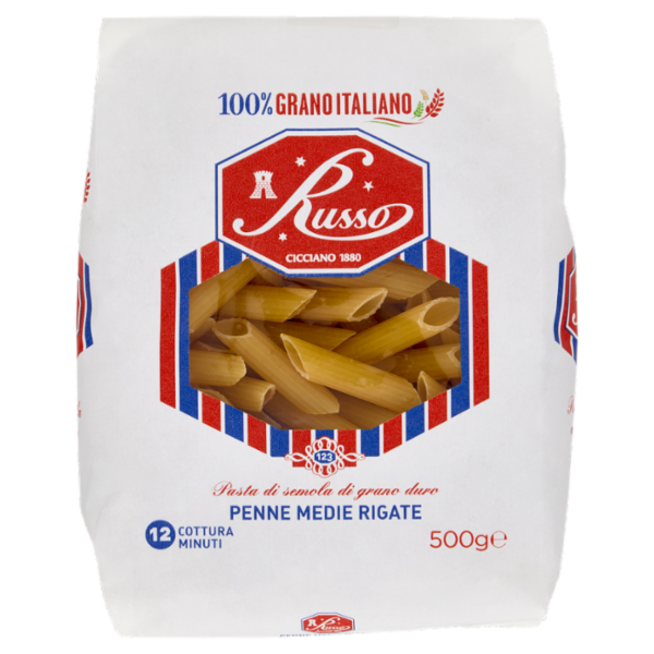 Russo Penne Medie Rigate 123 500 g