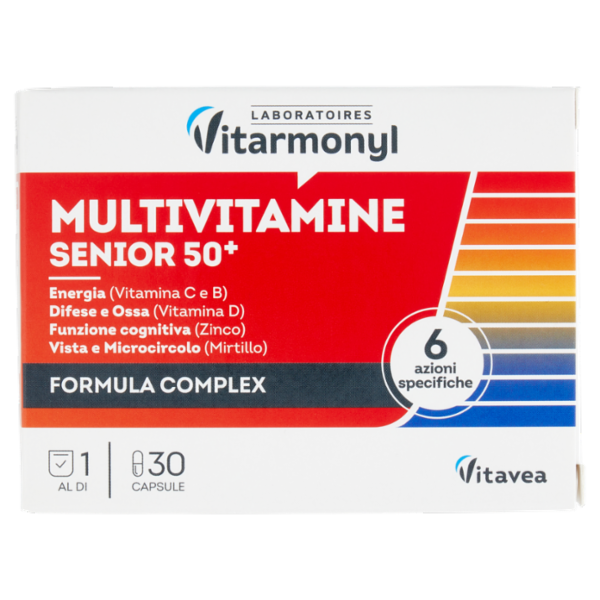 Laboratoires Vitarmonyl Multivitamine Senior 50+ 30 Capsule 15,9 g