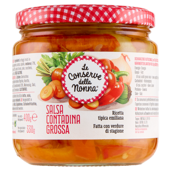 Le Conserve della Nonna Salsa Contadina Grossa 400 g