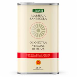 Levante Masseria San Nicola Olio Extra Vergine Di Oliva Dop 