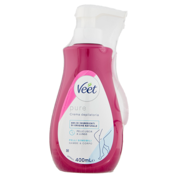 Veet pure Crema depilatoria Pelli Sensibili 400 mL