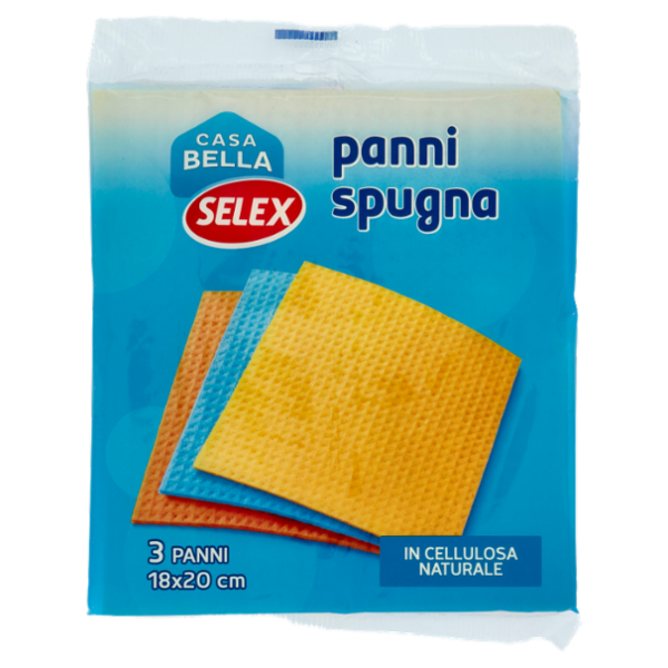 Selex Casa Bella Panni Spugna Multiuso 3 pezzi