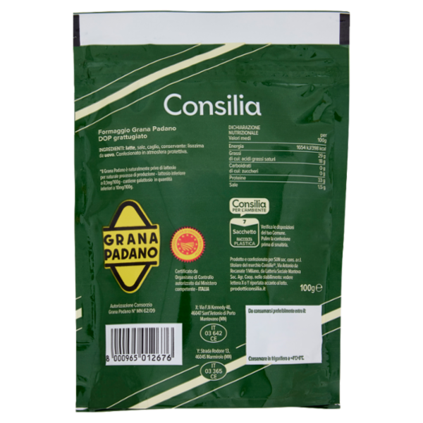 Consilia Grana Padano Grattugiato D.O.P. 100 g