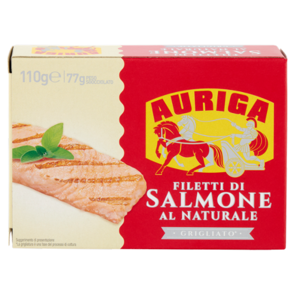 Auriga Filetti di Salmone al Naturale grigliato* 110 g