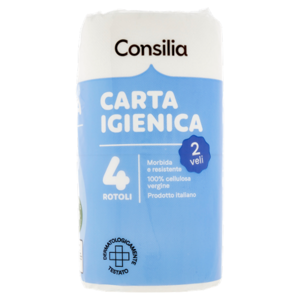 Consilia Carta Igienica 2 Veli 4 rotoli