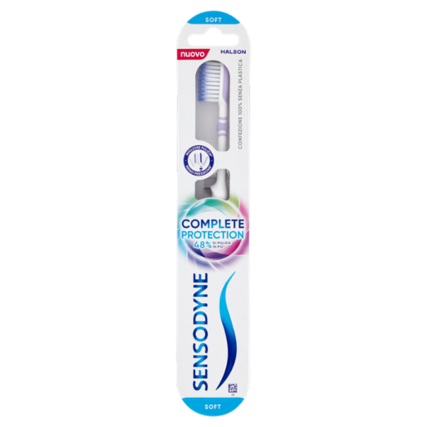 Sensodyne Spazzolino Complete Protection+ per Denti Sensibili, Testina Piccola, Soft