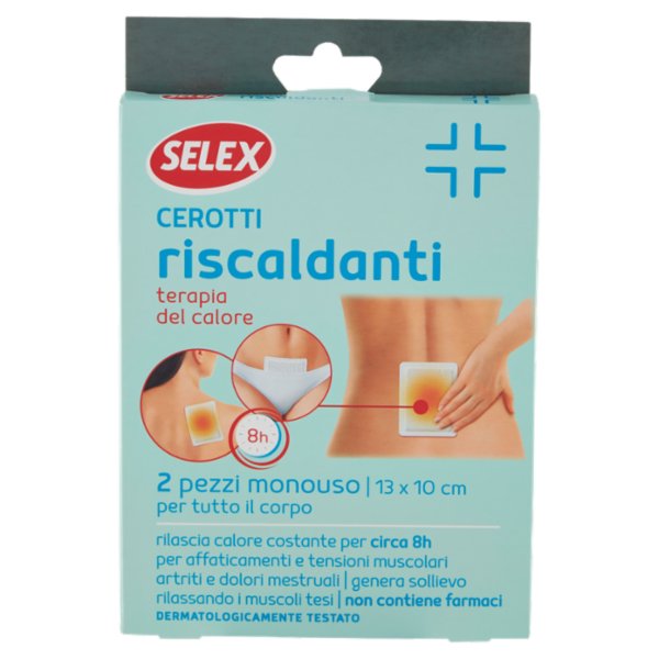 Selex Cerotti Riscaldanti Monouso 13x10 cm 2 pezzi