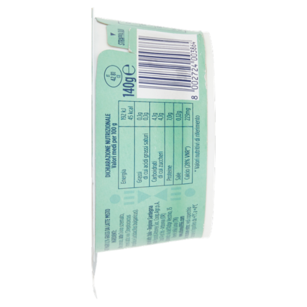 Arborea Ayo Yogurt Ricco di Proteine Zero% Grassi 140 g