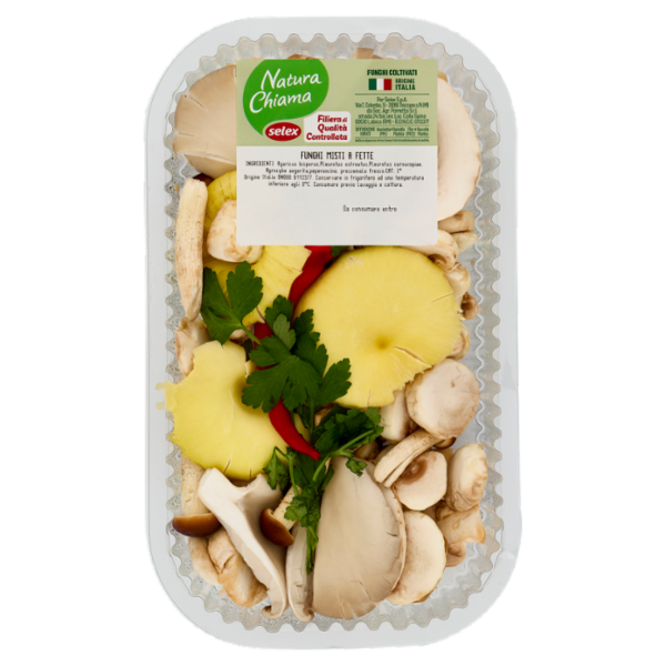 Selex Natura Chiama Funghi Misti Coltivati a Fette 300 g