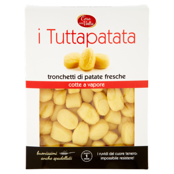 C'era una Volta i Tuttapatata tronchetti di patate fresche cotte a vapore 400 g
