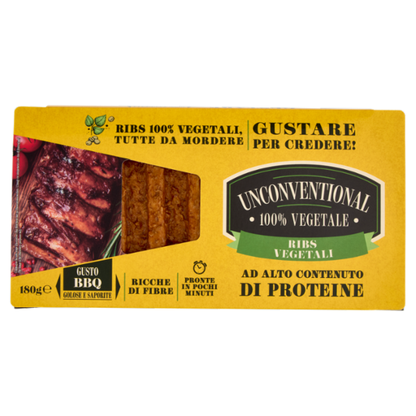 Unconventional Ribs Vegetali Gusto BBQ 180 g