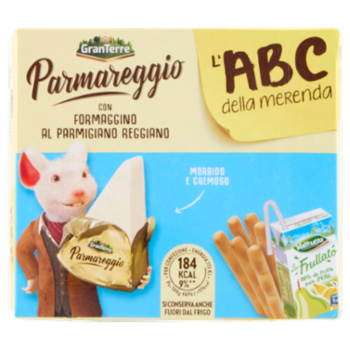 Parmareggio L'ABC Della Merenda Con Formaggino Al Parmigiano Reggiano
