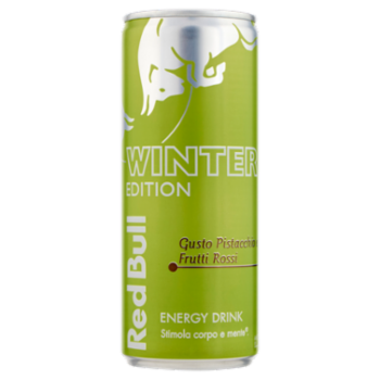 Red Bull Energy Drink, Gusto Pistacchio - Frutti Rossi, 250 Ml