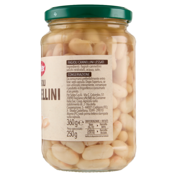 Selex Fagioli Cannellini Lessati 360 g