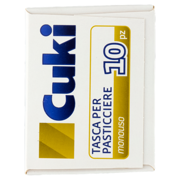 Cuki Prepara Tasca per Pasticciere monouso (10 tasche + 3 beccucci)