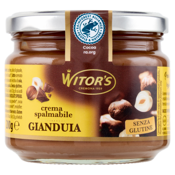 Witor's crema spalmabile Gianduia 200 g