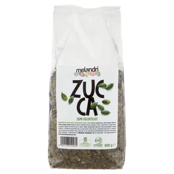 melandri i semi Zucca Semi Decorticati 800 g