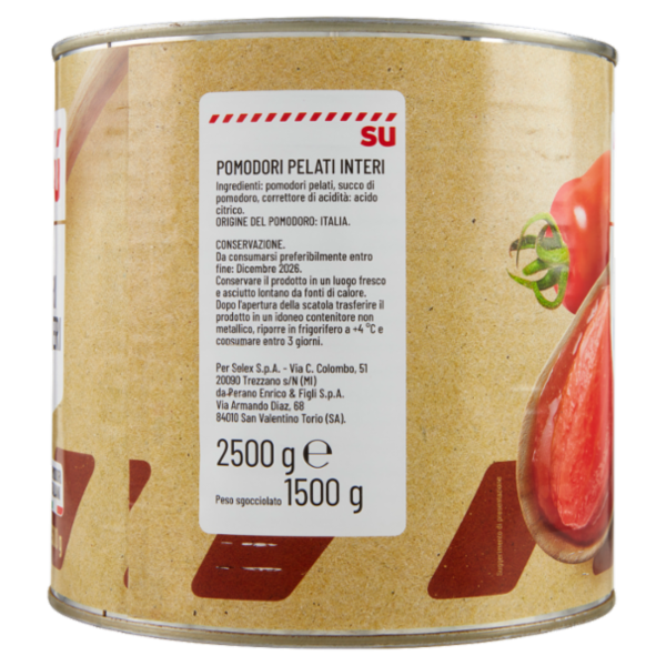 Sù Pomodori Pelati Interi 2,5 kg