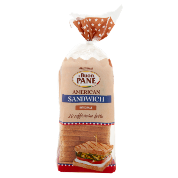 il Buon Pane American Sandwich Integrale 20 fette 750 g