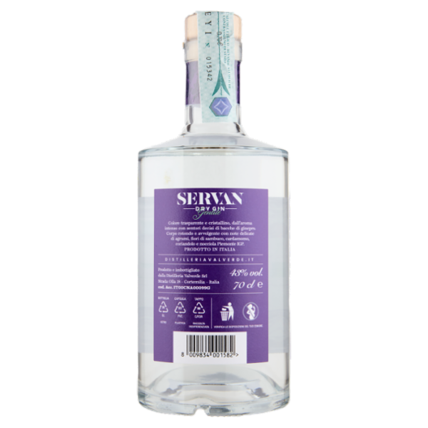 Valverde Servan Dry Gin Gentile 70 cl
