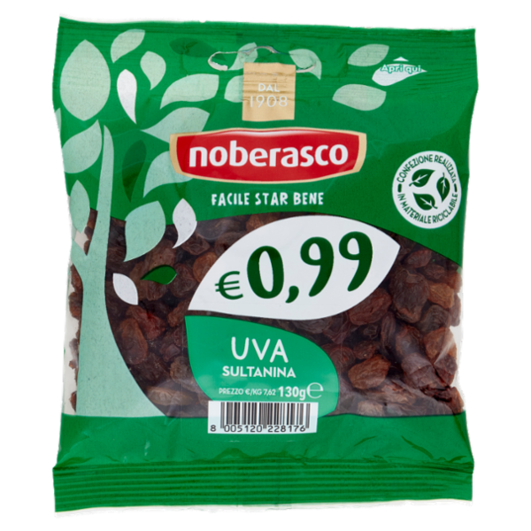 noberasco € 0,99 Uva Sultanina 130 g