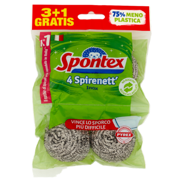 Spontex Spirenett' Inox x4