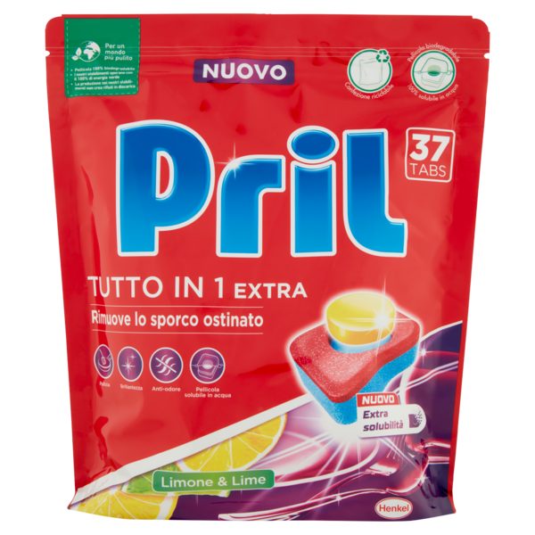 PRIL All in 1 Extra Tabs 666g 37 lav.