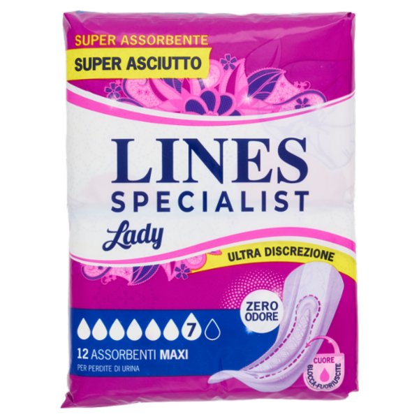 Lines Specialist Lady Assorbenti Maxi 12 pz