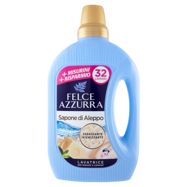 Felce Azzurra Sapone di Aleppo Lavatrice per bianchi e colorati 1,595 L