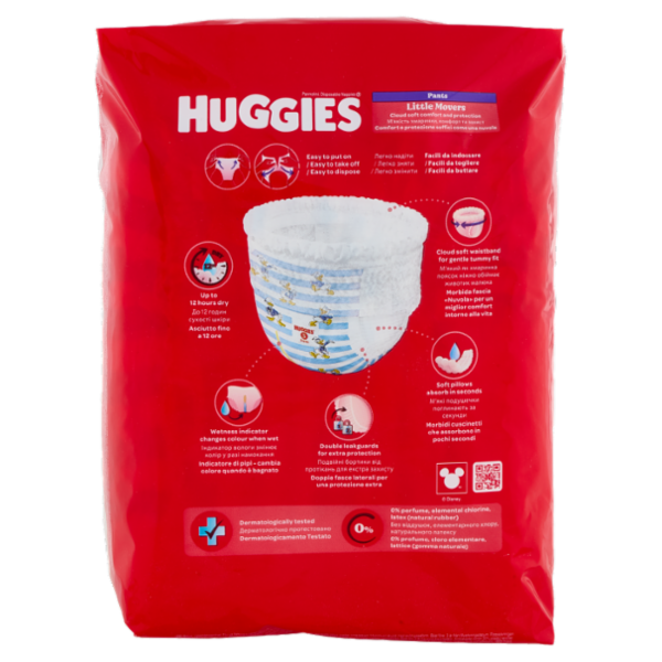 Huggies Little Movers Pants 5 12-17 Kg 14 pz