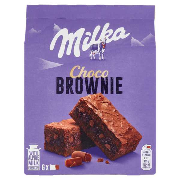 Milka Choco Brownie, merendina al cioccolato al latte - 6x25g
