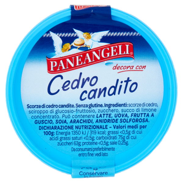 PANEANGELI decora con Cedro candito 70 g