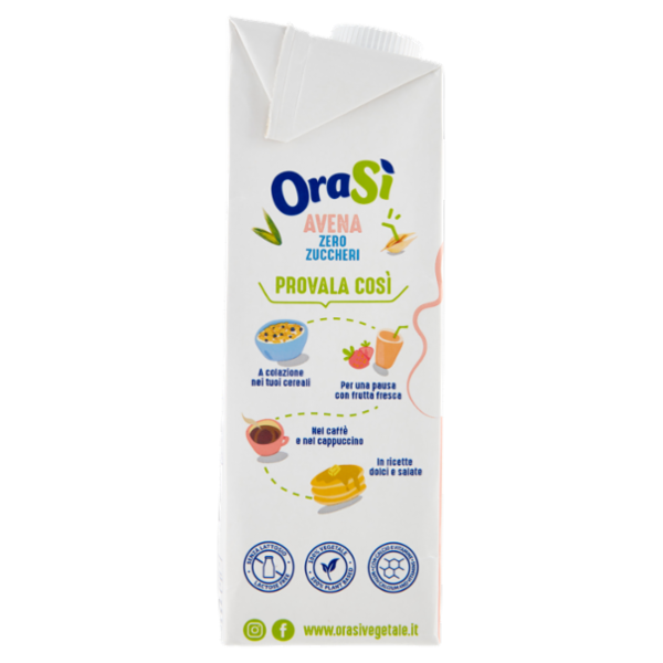 OraSì Avena Zero Zuccheri 1 L