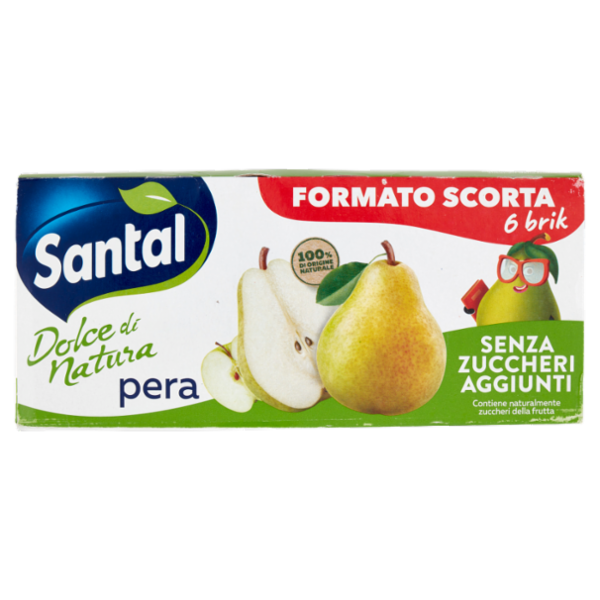 Santàl Dolce di Natura pera Senza Zuccheri Aggiunti 6 x 200 ml