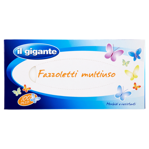IL GIGANTE Fazzoletti multiuso Due Veli 100 pz