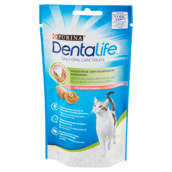 PURINA DENTALIFE Snack gatto Salmone Busta 40g