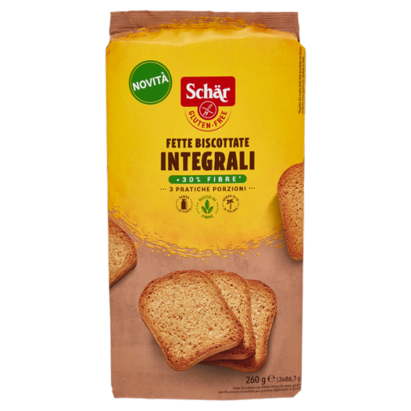 Schär Fette Biscottate Integrali 3 x 86,7 g