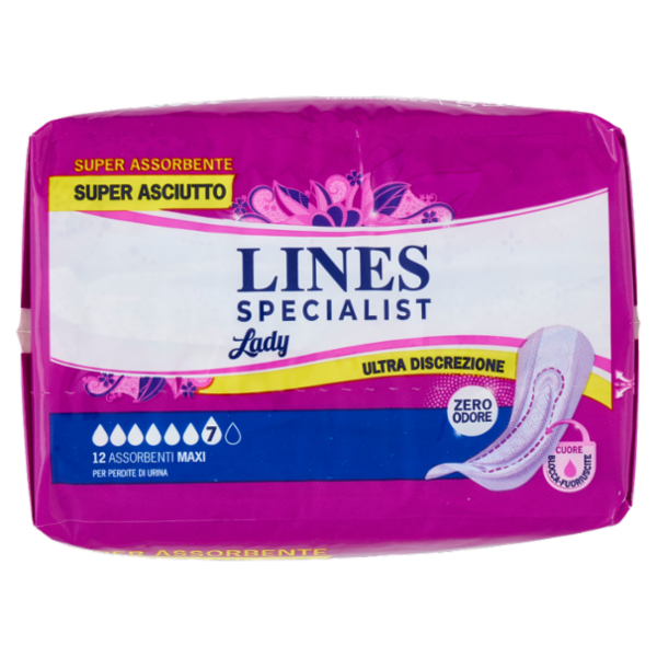 Lines Specialist Lady Assorbenti Maxi 12 pz