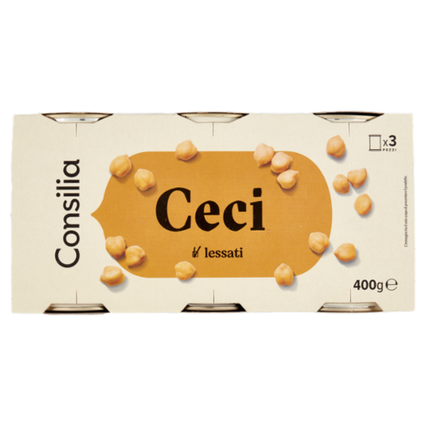 Consilia Ceci Lessati 3 x 400 g