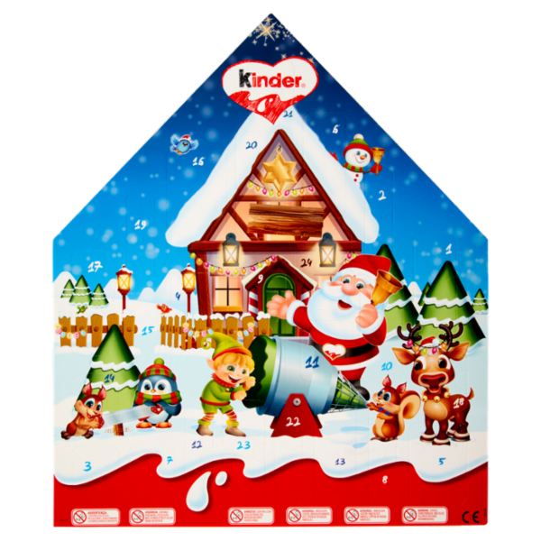 Kinder Calendario dell'Avvento 30 pezzi 351 g