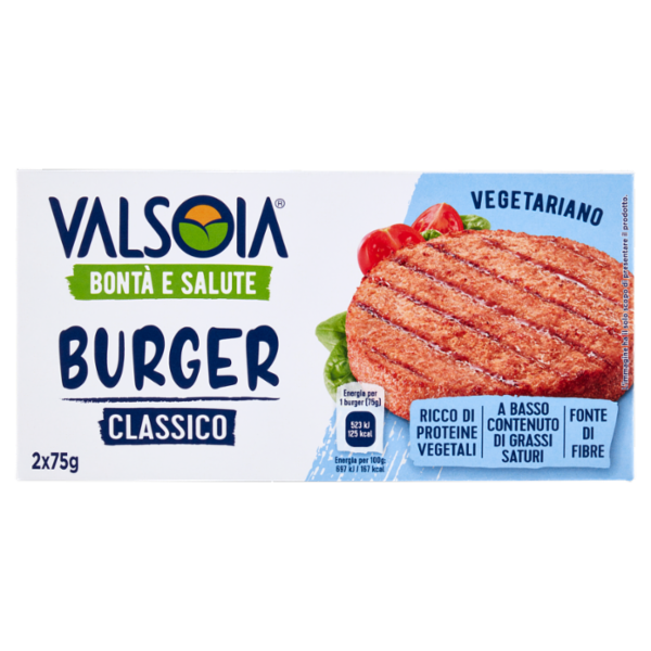 Valsoia Bontà e Salute Burger Classico 2 x 75 g